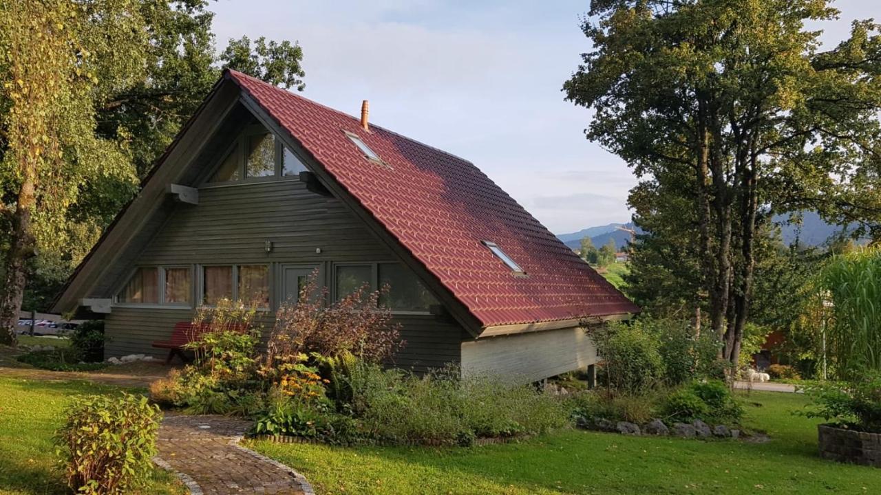 Ferienhaus Chiemgauer Auszeit- Chiemgaukarte Inclusive Siegsdorf Exteriör bild